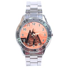 Pyramid Egypt Monumental Stainless Steel Analogue Watch by Sapixe