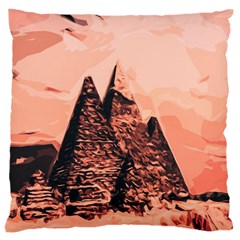 Pyramid Egypt Monumental Large Cushion Case (two Sides) by Sapixe