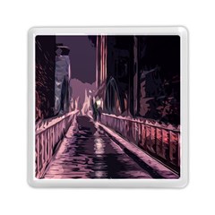 Texture Abstract Background City Memory Card Reader (square) 