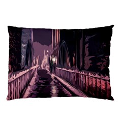 Texture Abstract Background City Pillow Case (two Sides) by Sapixe