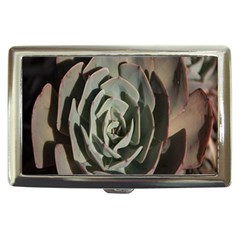 Succulent Green Pink Rosettes Cigarette Money Cases by Sapixe