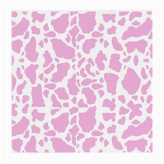 White Pink Cow Print Medium Glasses Cloth by LoolyElzayat