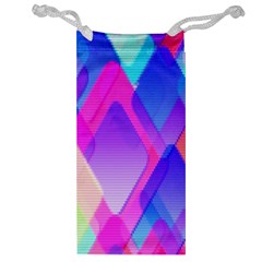 Squares Color Squares Background Jewelry Bags by Sapixe