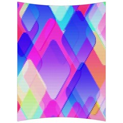 Squares Color Squares Background Back Support Cushion by Sapixe