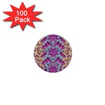 Climbing And Loving Beautiful Flowers Of Fantasy Floral 1  Mini Buttons (100 pack)  Front