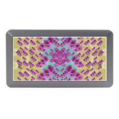 Climbing And Loving Beautiful Flowers Of Fantasy Floral Memory Card Reader (mini) by pepitasart