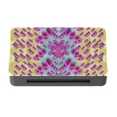 Climbing And Loving Beautiful Flowers Of Fantasy Floral Memory Card Reader With Cf by pepitasart