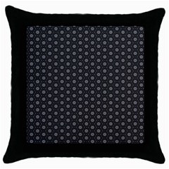 Geometric Pattern Dark Throw Pillow Case (black) by jumpercat