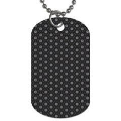 Geometric Pattern Dark Dog Tag (two Sides) by jumpercat