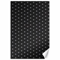 Geometric Pattern Dark Canvas 24  X 36  by jumpercat