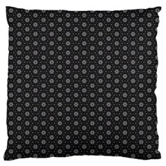 Geometric Pattern Dark Standard Flano Cushion Case (two Sides) by jumpercat