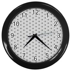 Geometric Pattern Light Wall Clocks (black) by jumpercat