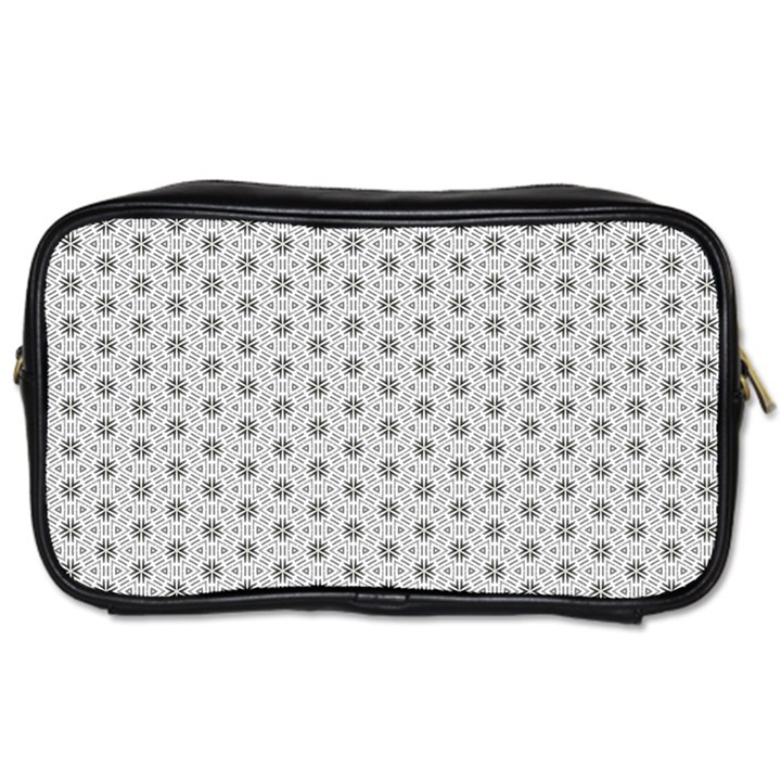 Geometric Pattern Light Toiletries Bags 2-Side