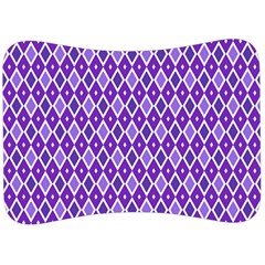 Jess Violet Velour Seat Head Rest Cushion by jumpercat