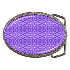 Lavender Tiles Belt Buckles by jumpercat