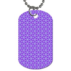 Lavender Tiles Dog Tag (One Side)