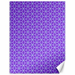 Lavender Tiles Canvas 12  x 16  