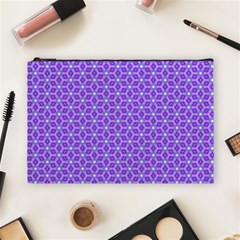 Lavender Tiles Cosmetic Bag (Large) 