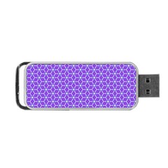 Lavender Tiles Portable Usb Flash (one Side) by jumpercat