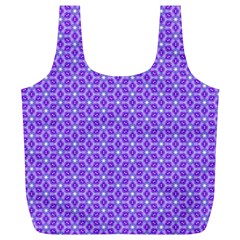 Lavender Tiles Full Print Recycle Bags (l)  by jumpercat