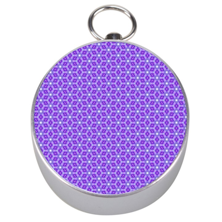 Lavender Tiles Silver Compasses