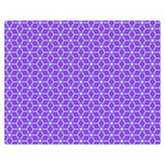 Lavender Tiles Double Sided Flano Blanket (Medium) 