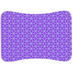 Lavender Tiles Velour Seat Head Rest Cushion by jumpercat