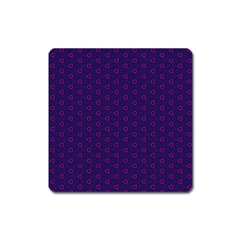 Dark Tech Fruit Pattern Square Magnet by jumpercat