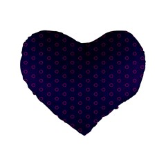 Dark Tech Fruit Pattern Standard 16  Premium Flano Heart Shape Cushions by jumpercat