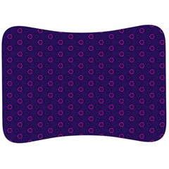 Dark Tech Fruit Pattern Velour Seat Head Rest Cushion by jumpercat