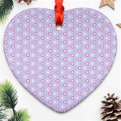 Light Tech Fruit Pattern Heart Ornament (two Sides) by jumpercat