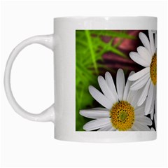 Flowers Flower Background Design White Mugs by Sapixe