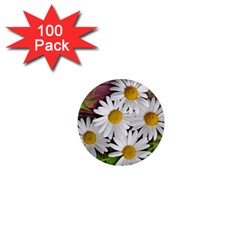 Flowers Flower Background Design 1  Mini Magnets (100 Pack)  by Sapixe