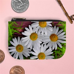 Flowers Flower Background Design Mini Coin Purses by Sapixe