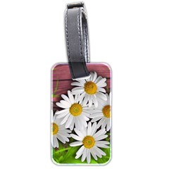 Flowers Flower Background Design Luggage Tags (two Sides) by Sapixe