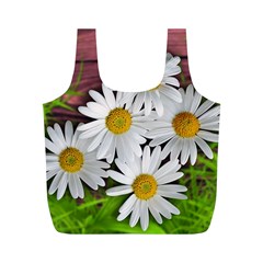 Flowers Flower Background Design Full Print Recycle Bags (m)  by Sapixe