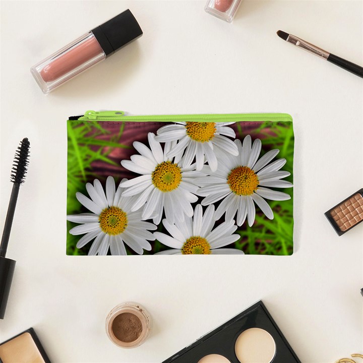 Flowers Flower Background Design Cosmetic Bag (XS)