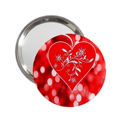 Love Romantic Greeting Celebration 2 25  Handbag Mirrors by Sapixe