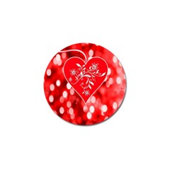 Love Romantic Greeting Celebration Golf Ball Marker (4 Pack) by Sapixe