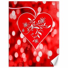 Love Romantic Greeting Celebration Canvas 12  X 16   by Sapixe