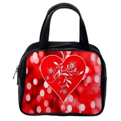 Love Romantic Greeting Celebration Classic Handbags (one Side) by Sapixe