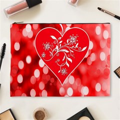 Love Romantic Greeting Celebration Cosmetic Bag (xl) by Sapixe