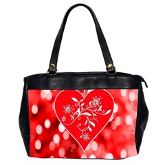 Love Romantic Greeting Celebration Office Handbags (2 Sides)  by Sapixe