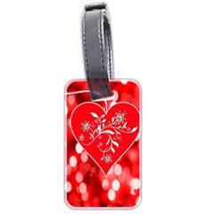 Love Romantic Greeting Celebration Luggage Tags (two Sides) by Sapixe