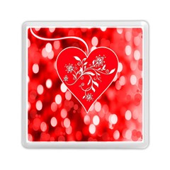 Love Romantic Greeting Celebration Memory Card Reader (square)  by Sapixe