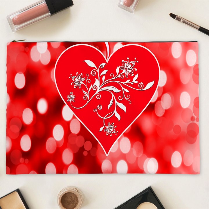 Love Romantic Greeting Celebration Cosmetic Bag (XXL) 