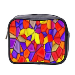 Mosaic Tiles Pattern Texture Mini Toiletries Bag 2-side by Sapixe