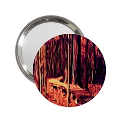 Forest Autumn Trees Trail Road 2 25  Handbag Mirrors by Sapixe