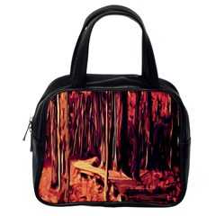 Forest Autumn Trees Trail Road Classic Handbags (one Side) by Sapixe