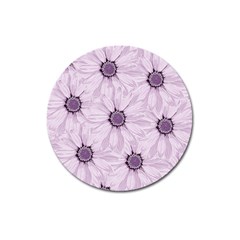 Background Desktop Flowers Lilac Magnet 3  (round) by Sapixe